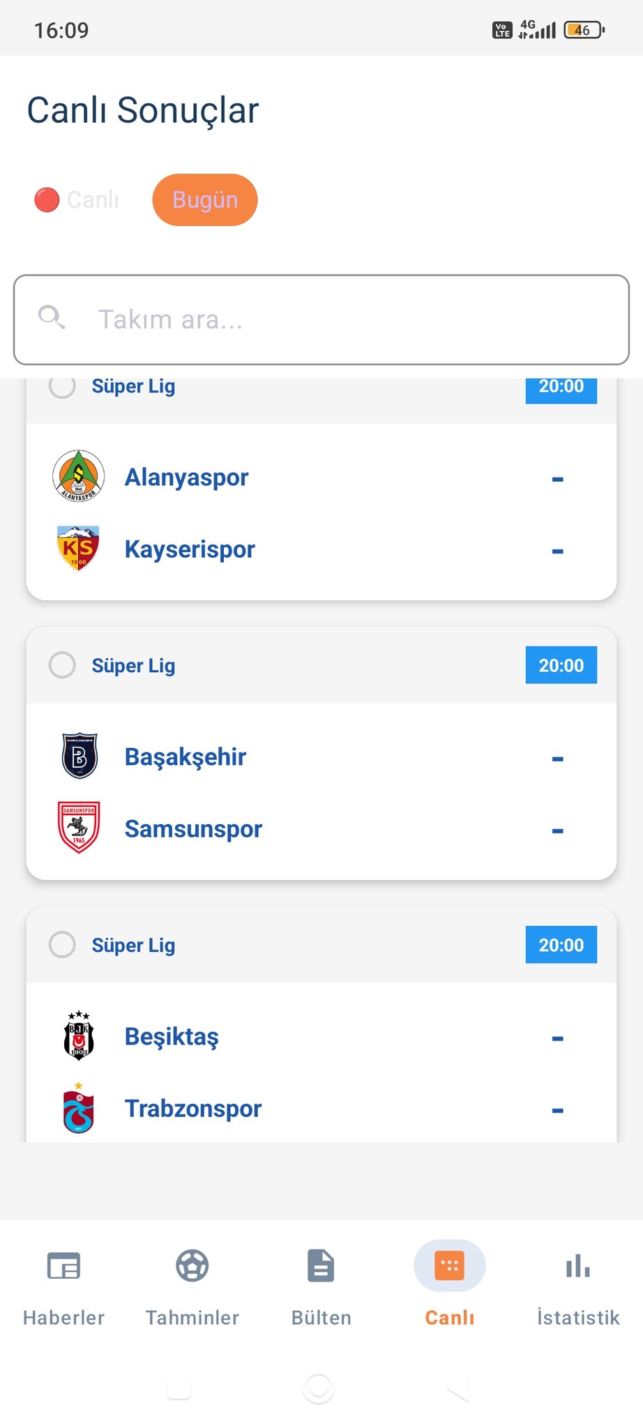 Kupon Takip Live Scores