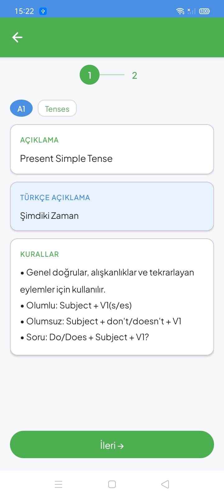 Polly Learn Mobile Screen 3