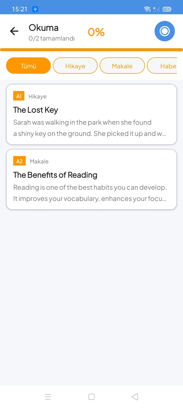 Polly Learn Mobile Screen 7